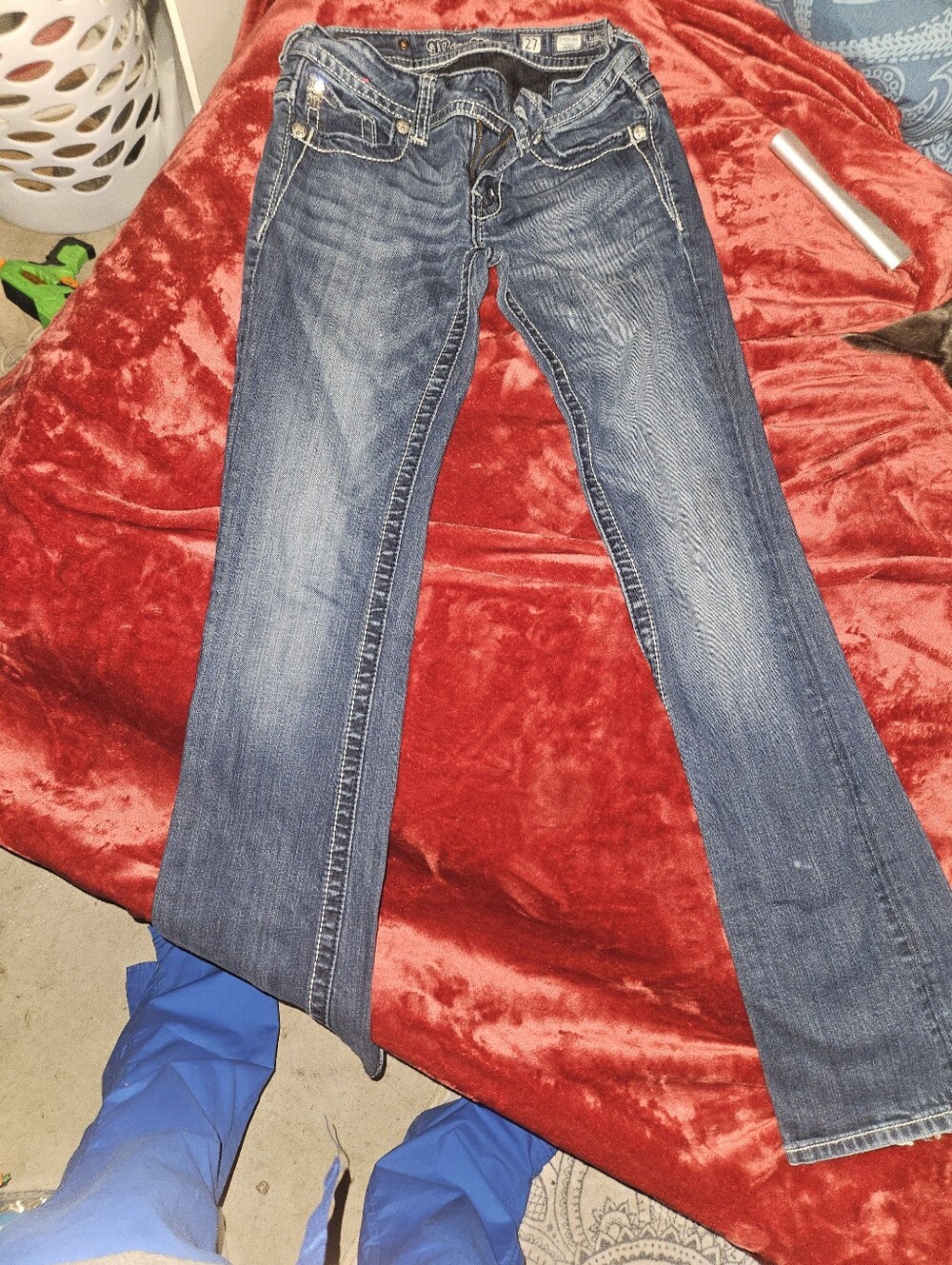 Dark Wash Women's MISS ME Jeans - Classic Straight Leg